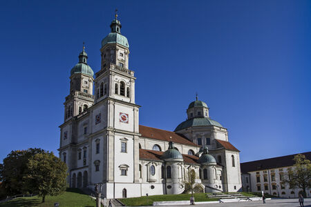 The Basilica of St. Lawrence in Kempten is a former abbey church of the Benedictine and what built in the 17th centuryのeditorial素材