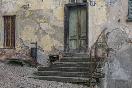 Impressions from the Ligurian village Sasselloの写真素材