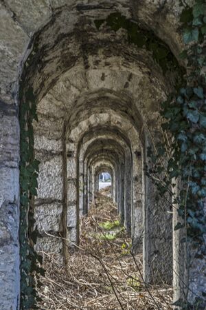 Tagliata della scala - old fortifications from the First World Warのeditorial素材