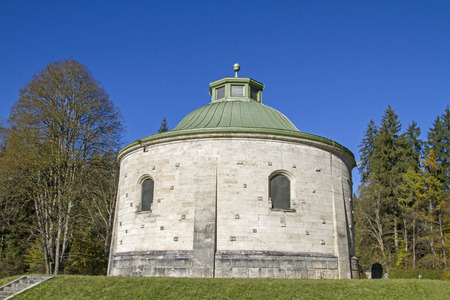 Water castle Reisach in the Mangfall valley - from here, the largest part of the city of Munich is...