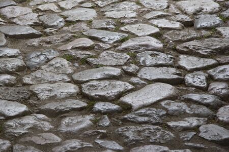 Old cobbled street in Croatia