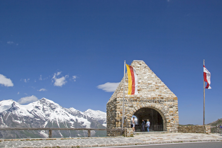 The Dollfuß chapel on the Grossglockner High Alpine Road in Austriaのeditorial素材