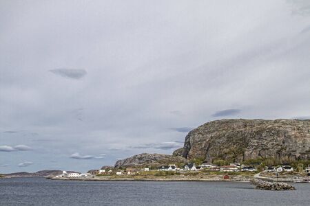 Sandviksberget, an idyllic village in the municipality of Osen is located at the fjord  Hovikaの写真素材