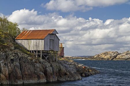 The peninsula Otteroy west of Namsos is framed by Lauvoyfjorden, Rodsunda and Namsosfjordenの写真素材