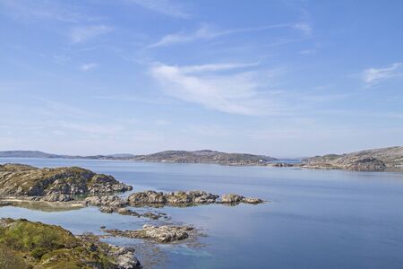 Torvik on the island Mellom Vikna belongs to the commune of Vikna, which consists of 6000 small islands and skerriesの写真素材