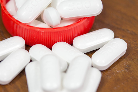medicine in closeup shot 