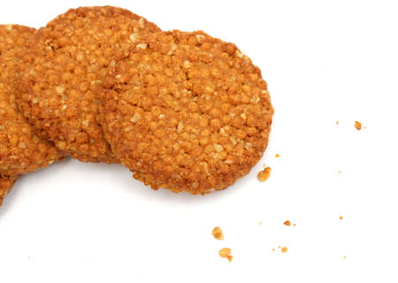 Cookies on white backgroundの写真素材