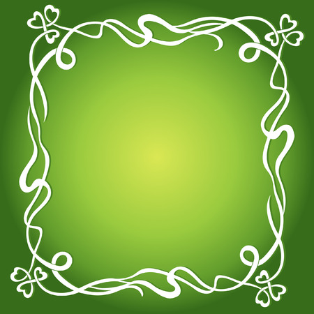 St. Patrick's day vector background with shamrock.のイラスト素材