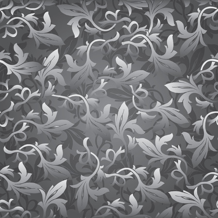 Elegant stylish abstract floral wallpaper. Seamless patternのイラスト素材