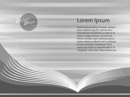 Open book. Vector abstract background.のイラスト素材