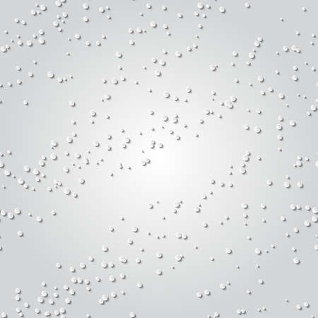 Seamless 3D shadow background with snowfallのイラスト素材
