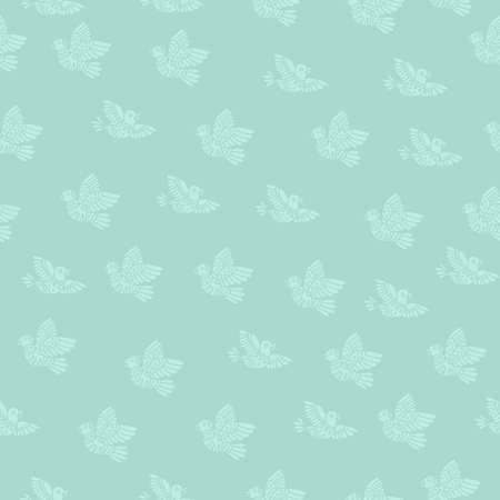 seamless pattern with feather.のイラスト素材