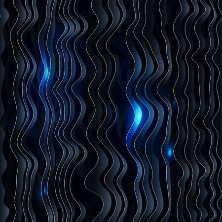 Dark background pattern, seamless texture. Interior wall decoration. 3D panel abstractの写真素材