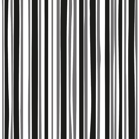 Abstract vertical black and white painted stripes, eps-8のイラスト素材