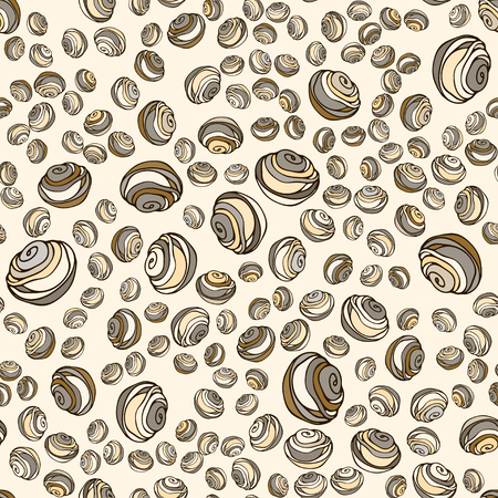 Cookie pattern flat hand drawn collection wallpaper.のイラスト素材