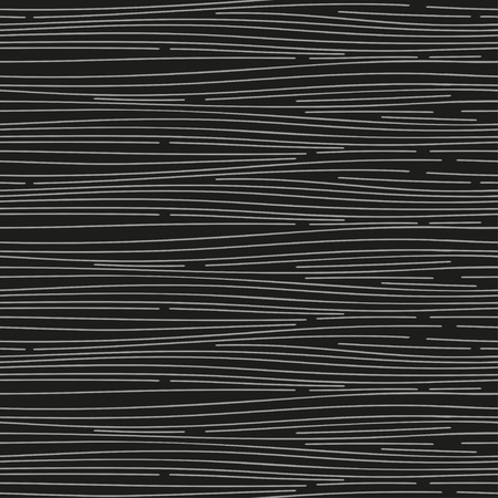 Dark seamless texture with horizontal waves. Vintage vector background.のイラスト素材