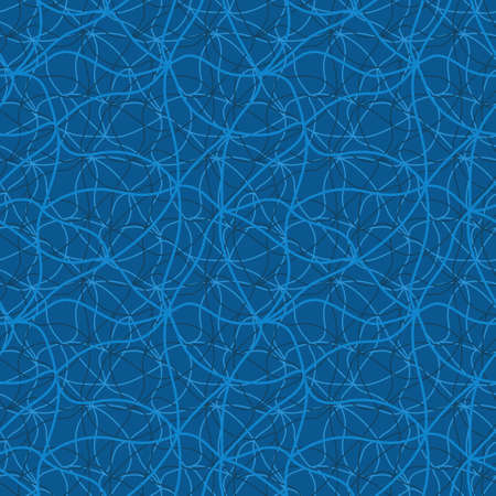 Vector abstract seamless background. Wave, water, curved lines.