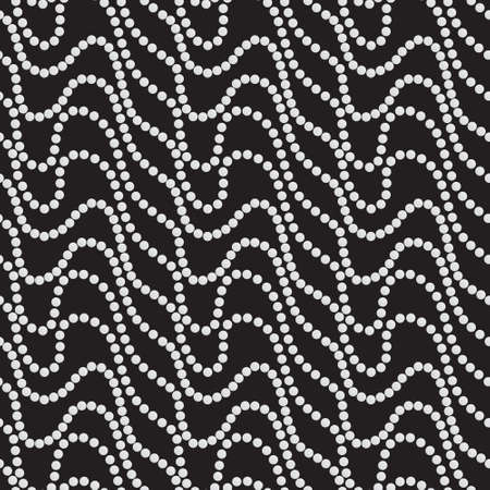 Abstract geometric seamless pattern with circles. Vector illustrationのイラスト素材