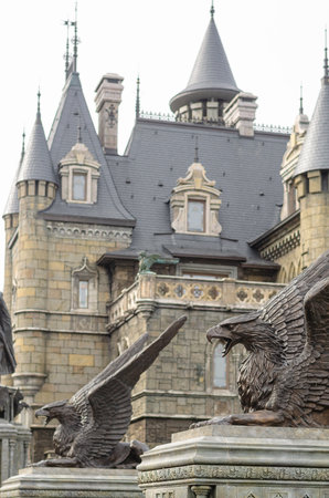 2022-09-13, Russia, Samara region: Beautiful Garibaldi Castleのeditorial素材