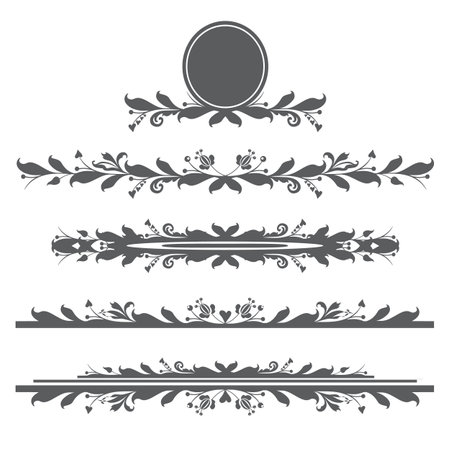 Set of vector graphic elements for designのイラスト素材