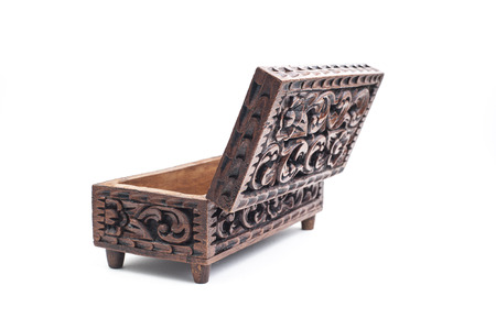 Thai style woodend boxの写真素材