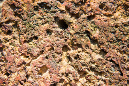 A stone at thailand nature that use to build the wall.の写真素材