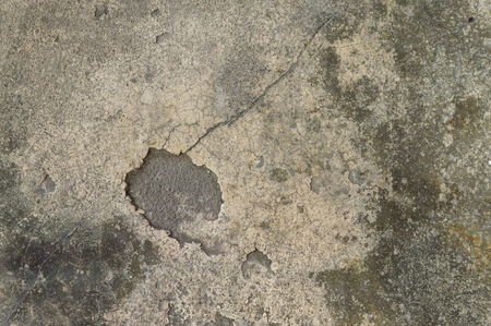 The old crack grey concrete floor background texture