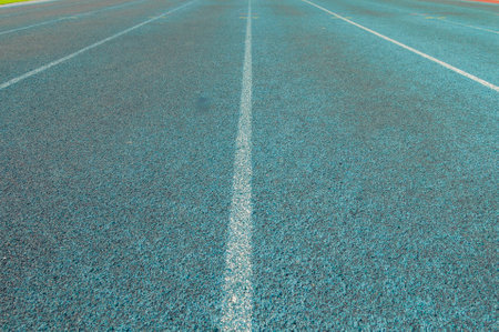 The old ractrack line become dirty after use