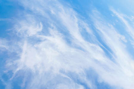 White cloud on blue sky in a summer day