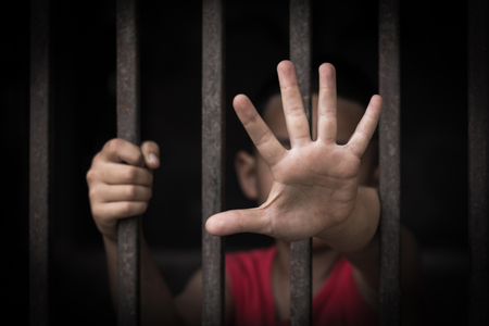 Children violence and abused concept.の写真素材