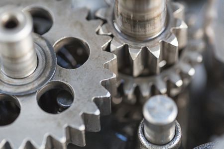 engine gear wheels, industrial background,teamwork idea,