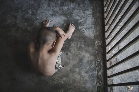 The hapless boy was locked in a dark room. Child rights violations, violence against children and...
