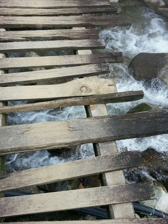 Old wooden bridgeの素材