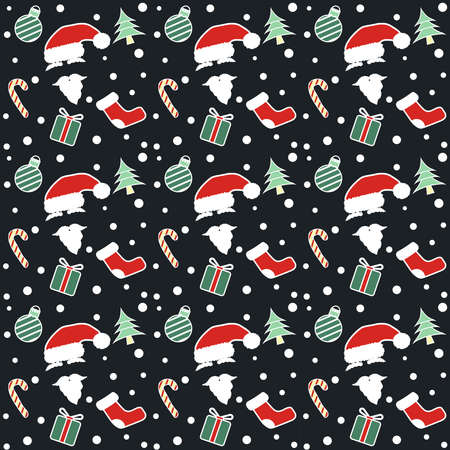 Christmas seamless pattern vector design for Christmas  template