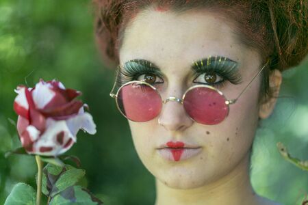 SigurtÃ  Park, Verona/Italy : September 01 2019 - IL MAGICO MONDO DEL COSPLAY , free cospaly event in open range botanist gardenのeditorial素材