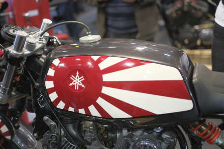 Verona/Italy - 01 18 2020 : Motor Bike Expo Event custom motor bike