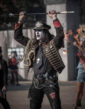 Modena, Italy : 30 09 2018 :Sepulchrum 2018 Gangs of Bronx free cosplay eventのeditorial素材