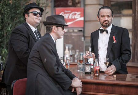 Modena, Italy : 30 09 2018 :Sepulchrum 2018 Gangs of Bronx free cosplay eventのeditorial素材