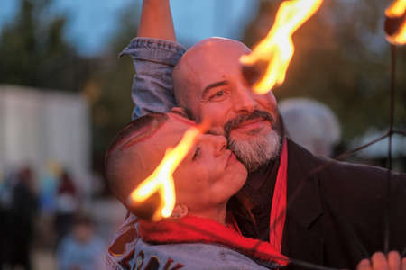 Modena, Italy : 30 09 2018 :Sepulchrum 2018 Gangs of Bronx free cosplay eventのeditorial素材