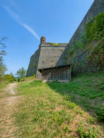military fortress of Gavi Alessandria external walls. High quality photoの写真素材