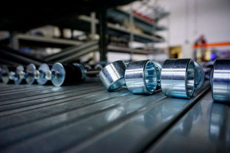 off-road shock absorbers in stock with ring head. High quality photoの写真素材