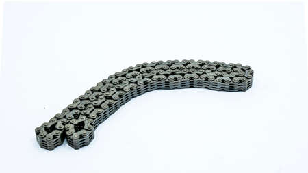 cam chain for 4-stroke valve engine for motorcycles. High quality photo