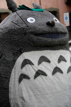 Lucca, Italy - 2018 10 31: Lucca Comics free cosplay event around city totaro. High quality photoのeditorial素材