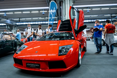 Modena, Italy - 2021 07 04: Motor Valley Fest car meeting Lamborghini Murcielago. High quality photoのeditorial素材