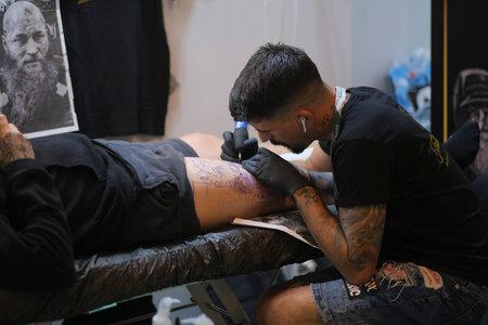 Parma, Italy - 2022 06 11 : Parma Tattoo Nerd Fest free event with color and cosplayers. High-quality photoのeditorial素材