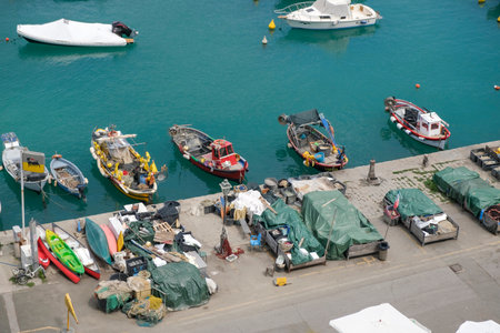 port of Lerici Italy overview from above. High-quality photo