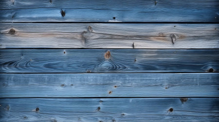 Blue wooden planks background. Wooden_texture, generated by AI. High-quality photoの素材