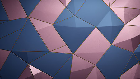 unique wallpaper design for desktop golden pink abstract background , generated by AI. High quality photoの素材