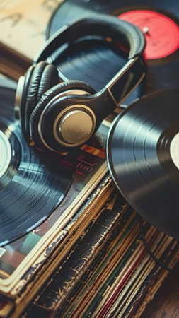 A highly textured, vertical composition featuring a mix of metallic, rubber, and industrial elements, suggesting mechanical complexity, repair, or abstract engineering. High quality photoの素材