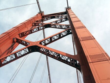 Golden Gate like bridgeの写真素材